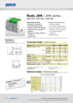 katalogový list JDK 300-500