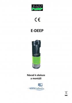 Provozní manuál E-DEEP
