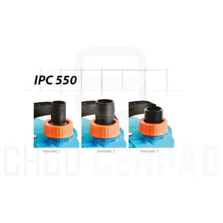IBO IPC550 drenážní čerpadlo s vestavěným plovákem 230V, kabel 10m