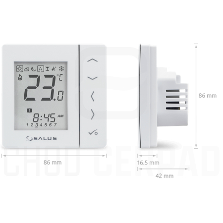 SALUS VS30W - Týdenní programovatelný termostat