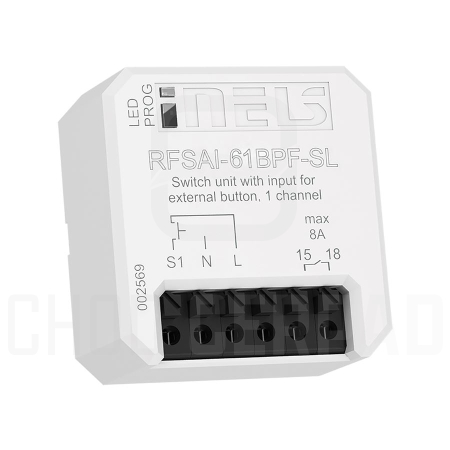 RFTC-10/G /BR - bílá Systémový regulátor teploty (polosestava- bílá)