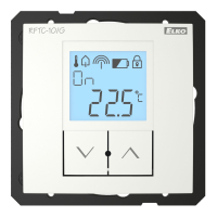 RFTC-10/G /PE - perleť Systémový regulátor teploty (polosestava - perleť)