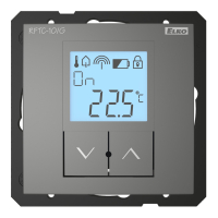 RFTC-10/G /IS - šedá Systémový regulátor teploty (polosestava - šedá)