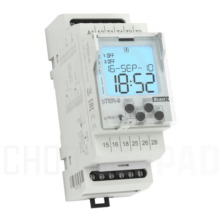 TER-9 /230V Digitální termostat s integrovanými spínacími hodinami