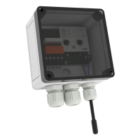 TEV-1  Dvouúrovňový termostat s rozsahem -20 až +20 °C ve zvýšeném krytí