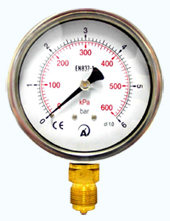 Manometr (tlakoměr) pr. 50mm závit 1/4" spodní 0-6 bar